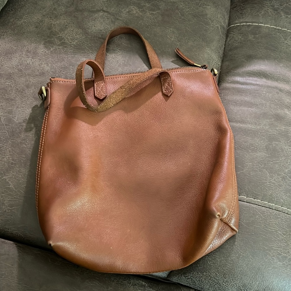 Madewell Zip Top Transport Tote